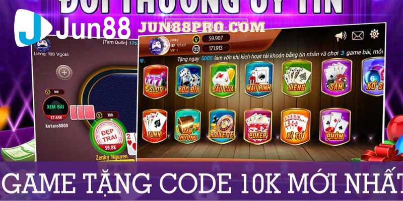 game nổ hũ tặng code tân thủ 2023