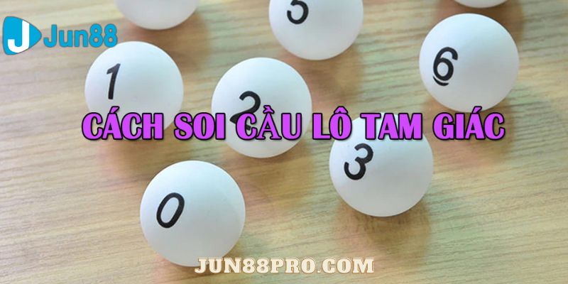 soi cầu lô tam giác